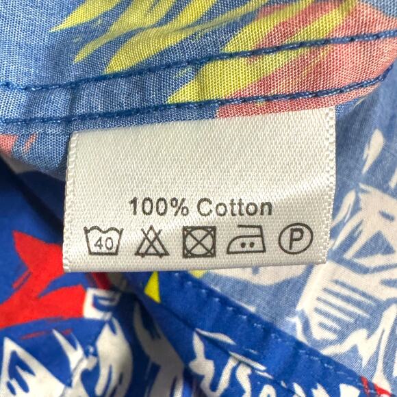 Goonies Dead Man's Isle Sloth Edition First Print Short Sleeve Button Up Mens XL - Picture 10 of 10